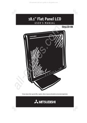 Mitsubishi E85LCD-BK Manuel De L'utilisateur