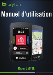 Bryton Rider 750 SE Manuel D'utilisation