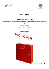 Pulsar RED POWER EN54-2A17 Mode D'emploi