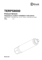 Baker Hughes Druck TERPS8000 Instructions D'installation