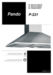 Pando P-221 Manuel D'installation