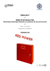 Pulsar RED POWER EN54-3A17 Mode D'emploi