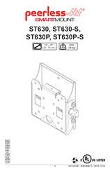 peerless-AV SMARTMOUNT ST630-S Mode D'emploi