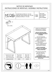 MARCKERIC DIFF AMBIENTES ASTRID 11985 Notice De Montage