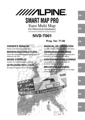 Alpine SMART MAP PRO NVD-T001 Mode D'emploi