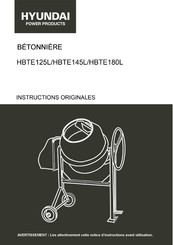 Hyundai power products HBTE180L Instructions D'origine