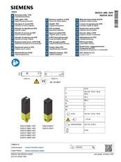 Siemens SIRIUS 3SE6315-1BB02-1AP0 Instructions De Service Originales