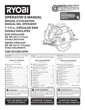 Ryobi CSB125VN Manuel D'utilisation