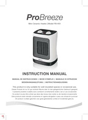 ProBreeze PB-H01 Mode D'emploi