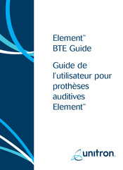 Unitron Element Serie Guide De L'utilisateur