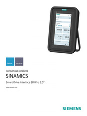 Siemens SINAMICS SDI Pro 5.5 Instructions De Service