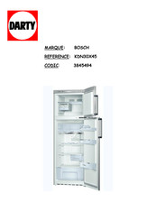 Bosch KDN30X45 Mode D'emploi