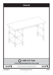 Twin-Star International OD6345 Instructions D'assemblage