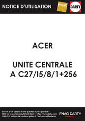 Acer Aspire C27 Serie Manuel D'utilisation