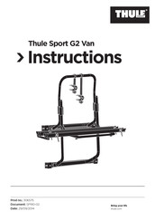 Thule 306575 Instructions