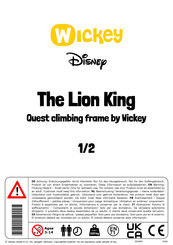 Wickey Disney The Lion King Mode D'emploi
