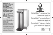 Hamilton Beach Brita Hub Mode D'emploi