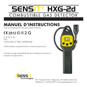 Sensit HXG-2d Manuel D'instructions