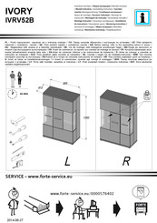 Forte IVORY IVRV52B Notice De Montage