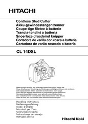 Hitachi Koki CL 14DSL Mode D'emploi