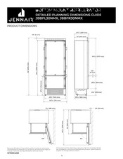 Jennair JBBFL30NMX Guide De Dimensions