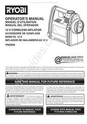 Ryobi YN500A Manuel D'utilisation