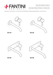 Fantini Rubinetti NOSTROMO 5013E811B+4400M011A Instructions De Montage