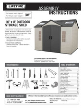 Lifetime 60005 Instructions D'assemblage