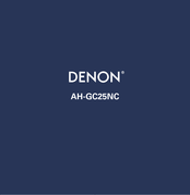 Denon AH-GC25NC Guide Rapide