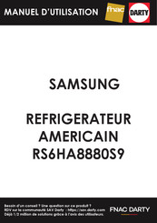 Samsung RS6HA8880S9 Manuel D'utilisation