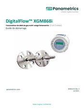 Baker Hughes Panametrics DigitalFlow XGM868i Guide De Démarrage