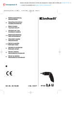 EINHELL RT-SD 3,6 Li Mode D'emploi