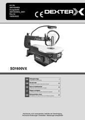 Dexter 3901404953 Traduction Des Instructions D'origine