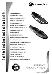 Sevylor SIROCCO PRO 3 Notice D'utilisation