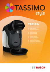 Bosch Tassimo Style TAS110 Série Notice D'utilisation