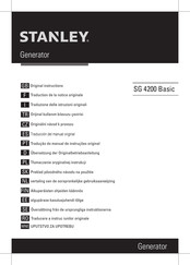 Stanley SG 4200 Basic Traduction De La Notice Originale