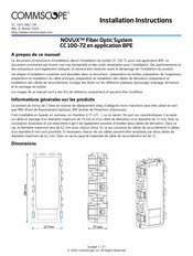 CommScope NOVUX CC100-72 Instructions D'installation