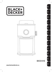 Black & Decker BXCG151E Instructions Originales