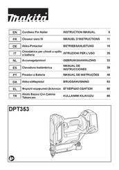 Makita DPT353 Manuel D'instructions