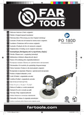 Far Tools PO 180D Notice Originale