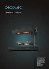 cecotec Cheese&Grill 6000 black Manuel D'instructions