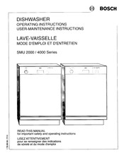 Bosch SMU 2000 Serie Mode D'emploi Et D'entretien