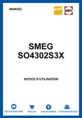 Smeg SO4302S3X Notice D'utilisation