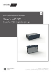 Atlantic Serencio P SW 4000 V Notice D'installation Et D'entretien