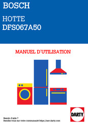 Bosch DFS067A50 Notice D'utilisation Et De Montage