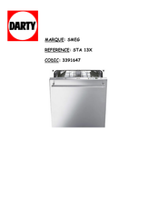 Smeg STA13 Serie Notice D'utilisation