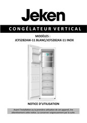 Jeken JCFS282AW-11 BLANC Notice D'utilisation