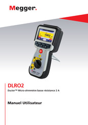 Megger Ducter DLRO2 Manuel Utilisateur