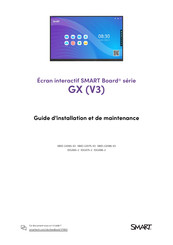 SMART Board GX V3 Série Guide D'installation Et De Maintenance