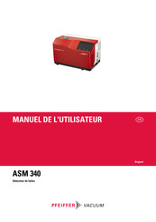 Pfeiffer Vacuum ASM 340 Manuel De L'utilisateur